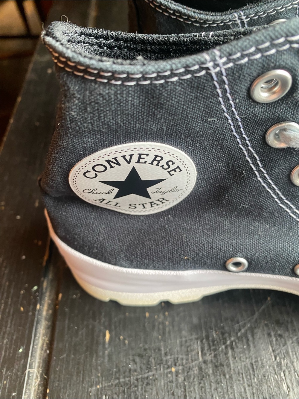 Converse womans' Chuck Taylor All Star High Top Sneakers - Black - Picture 4 of 7
